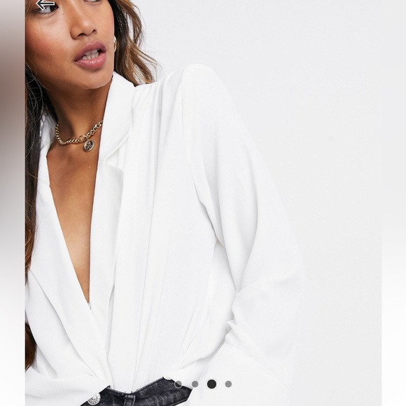 ASOS white blouse in size US 10 - Picture 4 of 7